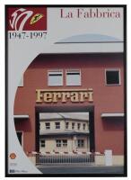 FERRARI ANNIVERSARY: 18 framed posters commemorating Ferrari's 50th Anniversary (1947 - 1997) (70cm high x 50cm wide) - 2