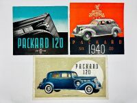 PACKARD: A group of three Sales Brochures featuring the One-Twenty [Location: Sydney]