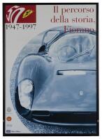FERRARI ANNIVERSARY: 18 framed posters commemorating Ferrari's 50th Anniversary (1947 - 1997) (70cm high x 50cm wide) - 7