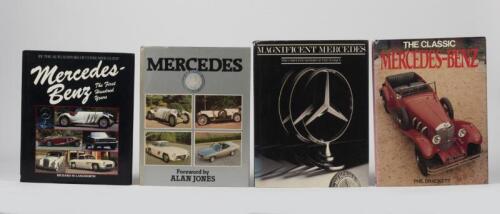 MERCEDES-BENZ: Four hardcover books detailing Mercedes-Benz history and cars