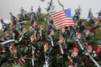 AMERICA: Four large American Civil War dioramas (3 cased) - 28