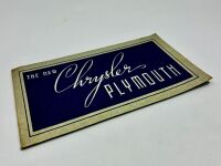 PLYMOUTH: A group of four Sales Brochures featuring models from 1935, 1936 and 1940 [Location: Sydney] - 17
