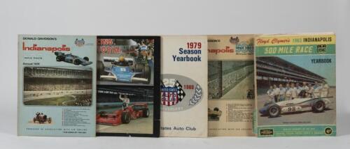 INDIANAPOLIS YEARBOOKS: Five Indianapolis Year Books. 1963, 1974, 1975, 1977, 1979