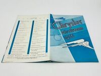 CHRYSLER: A group of three Sales Brochures for the 1936 Airstream [Location: Sydney] - 8