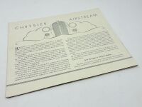 CHRYSLER: A Sales Brochure for the 1936 Airstream [Location: Sydney] - 5