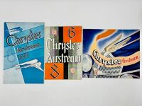 CHRYSLER: A group of three Sales Brochures for the Airstream [Location: Sydney]