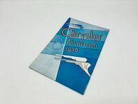 CHRYSLER: A group of three Sales Brochures for the Airstream [Location: Sydney] - 2