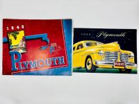 CHRYSLER: A pair of Sales brochures featuring 1940 and 1942 models [Location: Sydney]