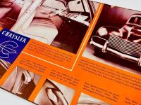 CHRYSLER: A pair Sales Brochures featuring models and accessories for the 1940 model year [Location: Sydney] - 3
