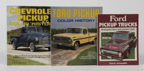 PICKUP TRUCKS: Three publications dealing with pickup trucks. Chevrolet and Ford books