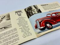 DODGE: A pair of Sales Brochures for the 1937 D5 and D6 models [Location: Sydney] - 5