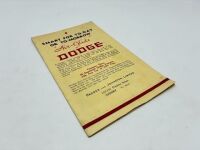 DODGE: A pair of Sales Brochures for 1935 models [Location: Sydney] - 9