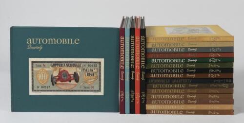 AUTOMOBILE QUARTERLY: Twenty-one editions of 'Automobile Quarterly'. Includes early editions