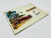 DODGE: A pair of Sales Brochures for the 1940 models [Location: Sydney] - 2