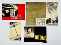 DODGE: A group of four Sales Brochures for the 1937 and 1938 models [Location: Sydney]