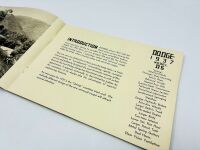 DODGE: A group of four Sales Brochures for the 1937 and 1938 models [Location: Sydney] - 3