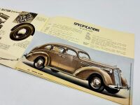 DODGE: A group of four Sales Brochures for the 1937 and 1938 models [Location: Sydney] - 5