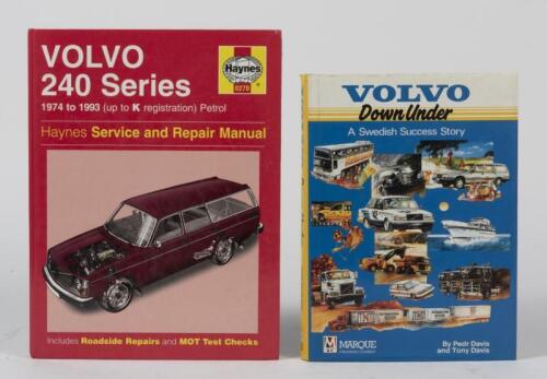 VOLVO: Two Volvo publications. 'VOLVO 240 Series' Haynes Service and Repair Manual