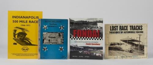 AMERICAN RACE TRACKS: Four publications covering American race tracks. Lew Boyd signature