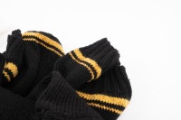 VELOCETTE: Two items of Velocette themed clothing, including a vintage T-shirt 'Size 16' and a knitted Velocette script logo jumper - 3