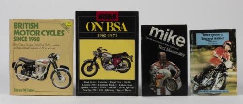 BRITISH MOTOR CYCLES: Four publications relating to the British Motor Cycle and British Motor Cycle riding history