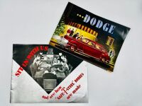 DODGE: A Sales Brochure featuring models for the 1942 model year together with a publication showcasing Dodge's steel bodies [Location: Sydney]