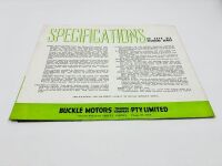 DE SOTO: A pair of Sales Brochures for the Six and a 1938 price list [Location: Sydney] - 5