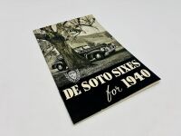 DE SOTO: A pair of Sales Brochures for the 1940 model year [Location: Sydney] - 6