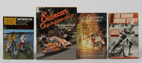 MOTOR CYCLES: Four books detailing Motor Cycles. 'Fate Guides My Destiny' autobiography by Crocky Wright
