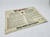 DE SOTO: A pair of Sales Brochures for the Six model range [Location: Sydney] - 6