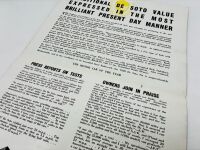 DE SOTO: A pair of Sales Brochures for the Six model range [Location: Sydney] - 8