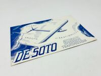 DE SOTO: A pair of Sales Brochures featuring various models, together with a publication showcasing De Soto's automatic transmission [Location: Sydney] - 2