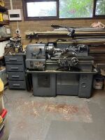 A high-quality Colchester Student lathe ex-Repco Brabham facility in Maidstone in the 1960s [Location: Keilor East VIC]