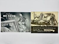 DE SOTO: A pair of Sales Brochures for the Airstream [Location: Sydney]