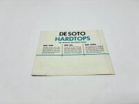 DE SOTO: A group of four Sales Brochures featuring various models and accessories [Location: Sydney] - 15