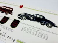 BUICK: A pair of Sales Brochures featuring models for the 1934 model year, together with a Sales Brochure for the Series 40 [Location: Sydney] - 5