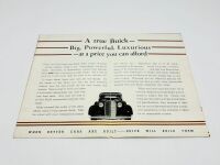 BUICK: A pair of Sales Brochures featuring models for the 1934 model year, together with a Sales Brochure for the Series 40 [Location: Sydney] - 12