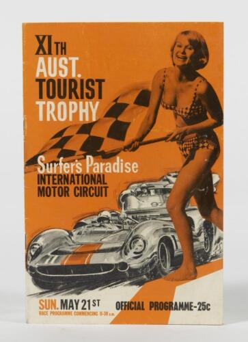SURFERS PARADISE: A 'XIth AUST. TOURIST TROPHY - Surfers Paradise International Motor Circuit', Sun.May 21st, 1967 Official Programme