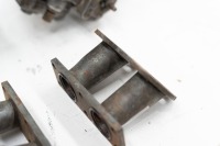 DU6: A pair of rare sandcast twin chock SU 'DU6' carburettors with fitted manifold believed to fit 2-litre FPF engine - 2