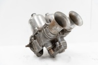 DU6: A pair of rare sandcast twin chock SU 'DU6' carburettors with fitted manifold believed to fit 2-litre FPF engine - 9