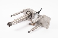 A Hewland gearbox set-up jig to suit an FT200 gearbox cast with FT200 and stamped with 'Denis Lupton' to end - 3