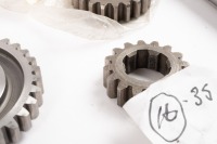 HEWLAND: A box labelled 'Mk6 odd bits & pieces', contains assorted gear parts of varying sizes - 11