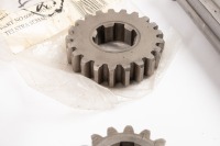 HEWLAND: A box labelled 'Mk6 odd bits & pieces', contains assorted gear parts of varying sizes - 12