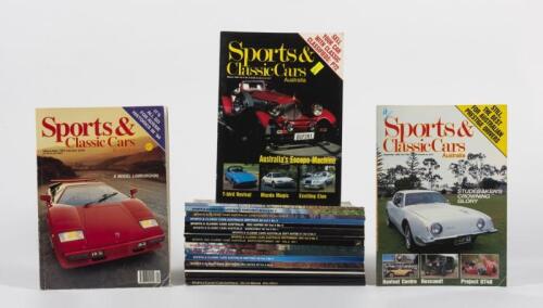 SPORTS & CLASSIC CARS MAGAZINES: A quantity of 'Sports & Classic Cars Australia' magazines. Years 1986 to 1994