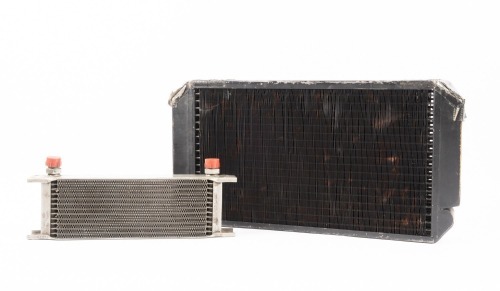 RADIATOR: An early Brabham radiator & oil cooler