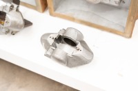 BRAKE MOLDS: Two brake caliper molds owned by Denis Lupton believed to be for Brabham and two Girling calipers, one stamped '20 2 63' - 2