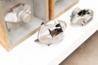 BRAKE MOLDS: Two brake caliper molds owned by Denis Lupton believed to be for Brabham and two Girling calipers, one stamped '20 2 63' - 3