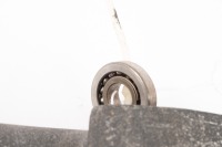 STEERING RACK: A Brabham steering rack housing & bearing believed to be magnesium, cast 'MRD 30 63', 38cm in length - 3