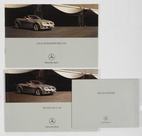 MERCEDES-BENZ: Three Mercedes-Benz SLK sales brochures