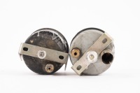 SMITHS: Two small Smiths oil pressure gauges, both approx 5.5cm in diameter - 2